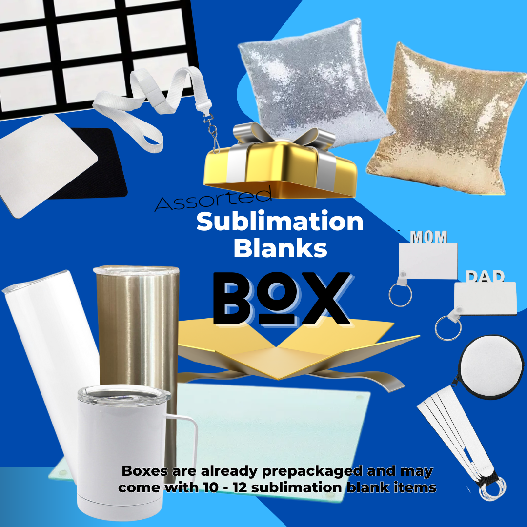 Assorted - Blank Sublimation Box | 10-12 pieces