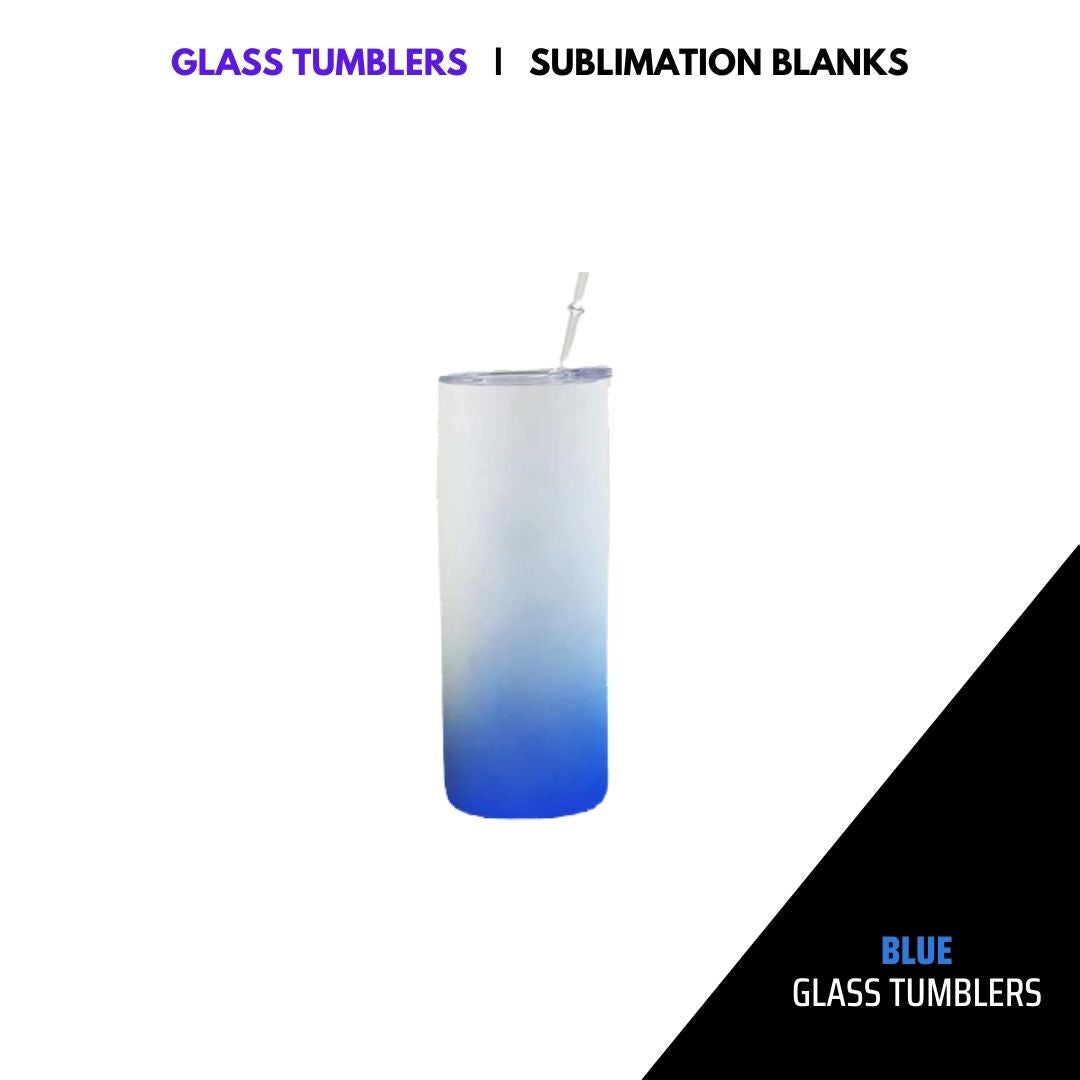 SUBLIMATION GLASS TUMBLERS - COLOR | 25oz