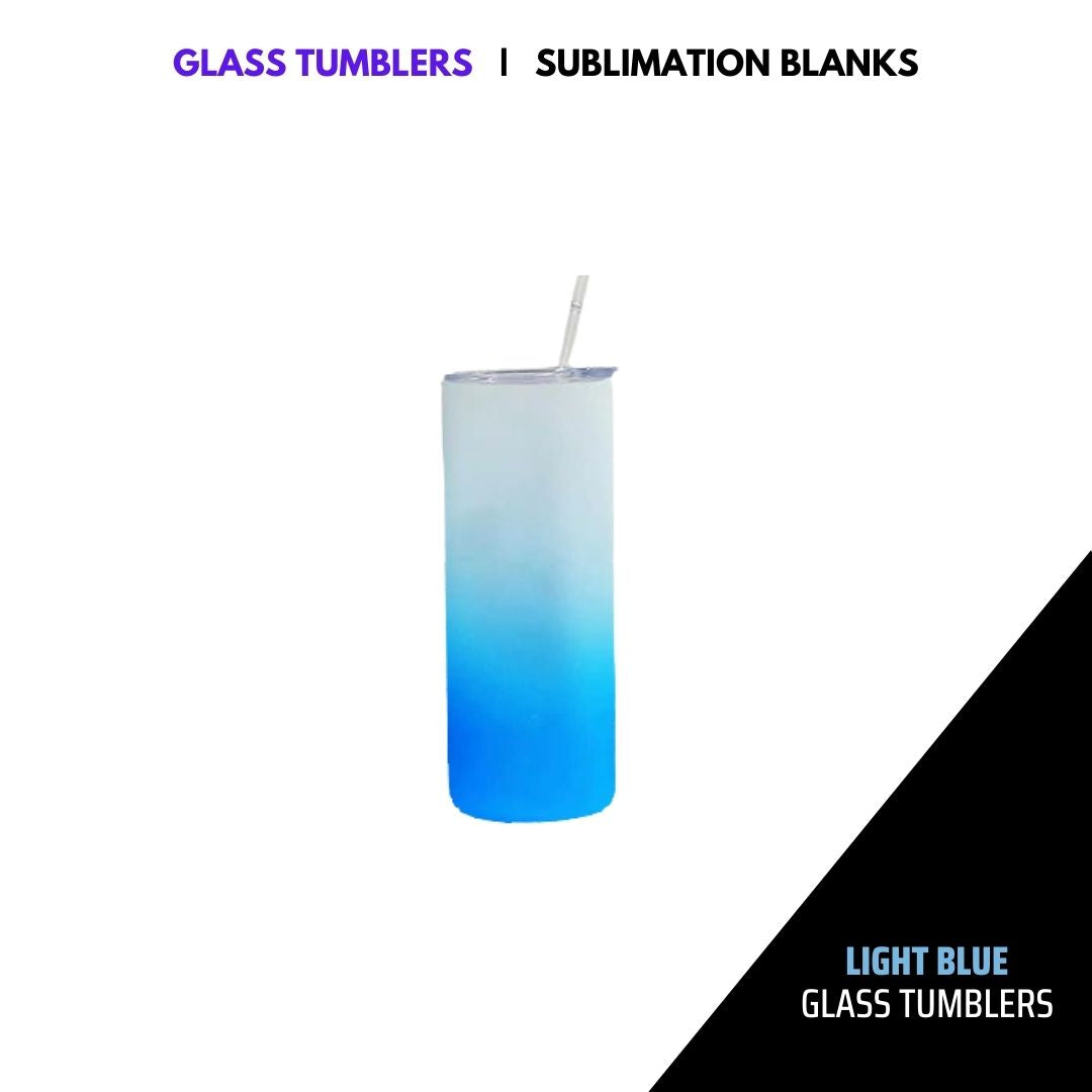 SUBLIMATION GLASS TUMBLERS - COLOR | 25oz