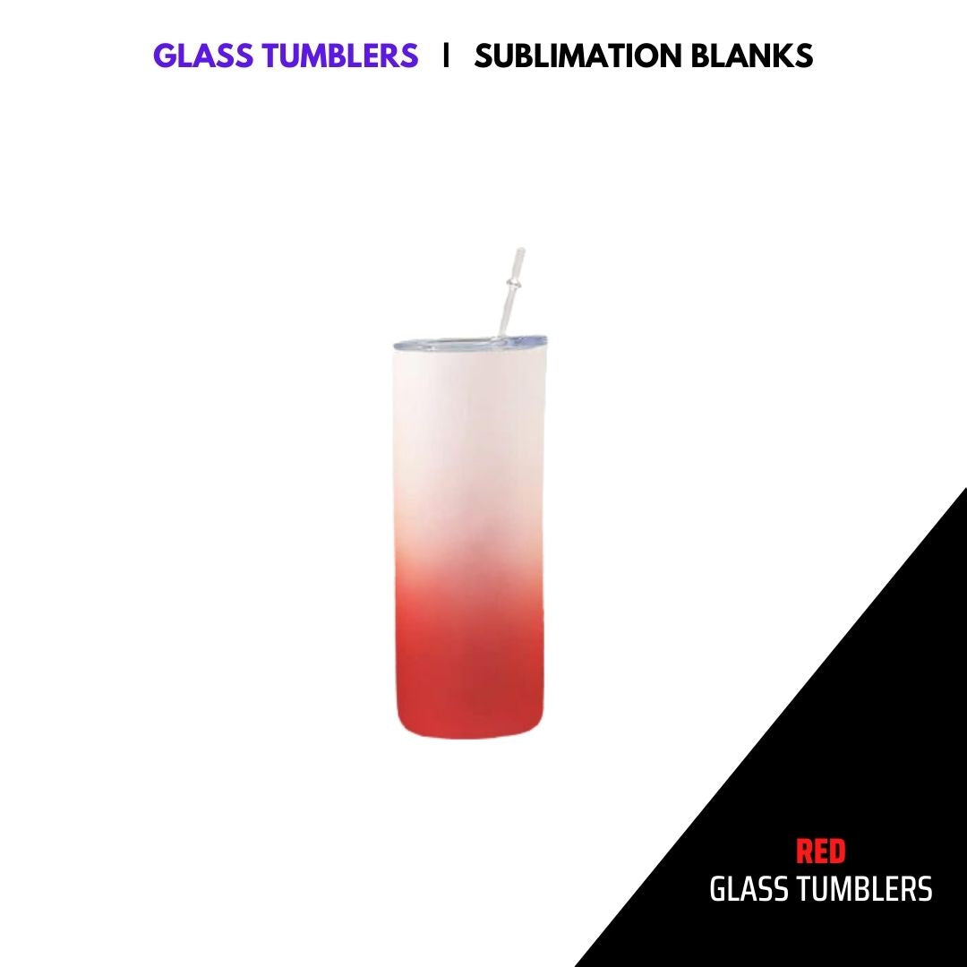 SUBLIMATION GLASS TUMBLERS - COLOR | 25oz