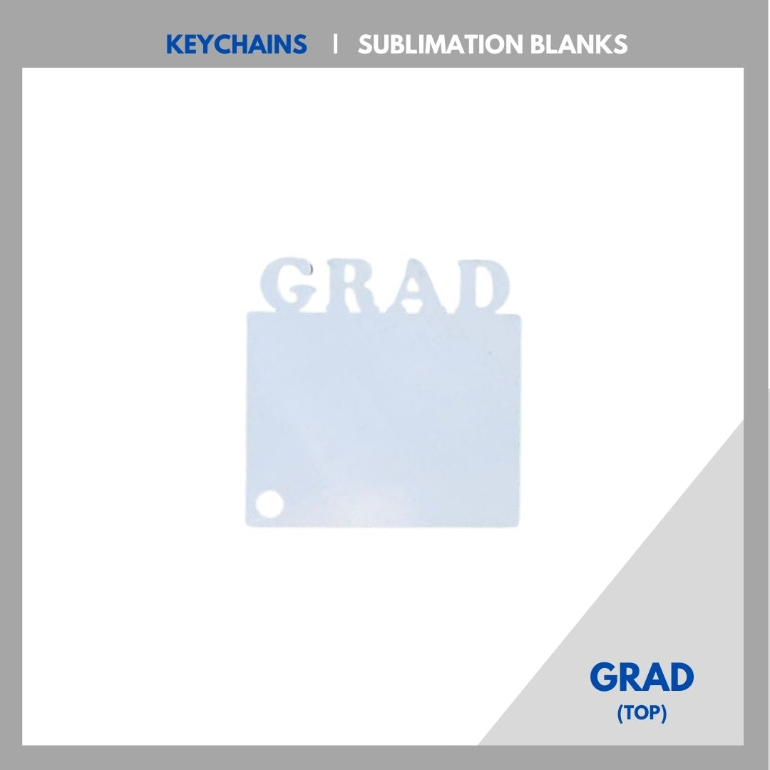 GRADUATION/GRAD KEYCHAINS | SUBLIMATION BLANKS