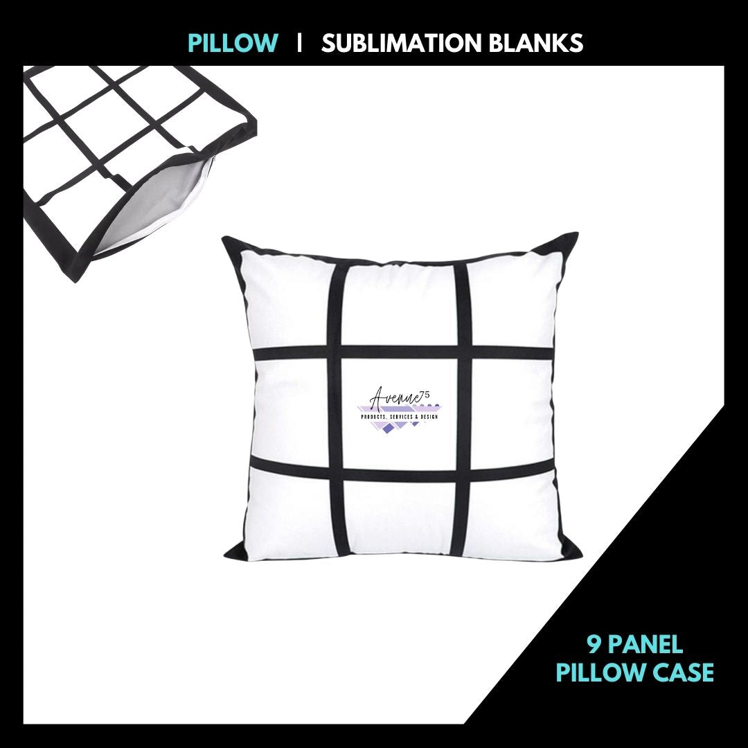 9 PANEL PILLOW CASE | SUBLIMATION BLANKS