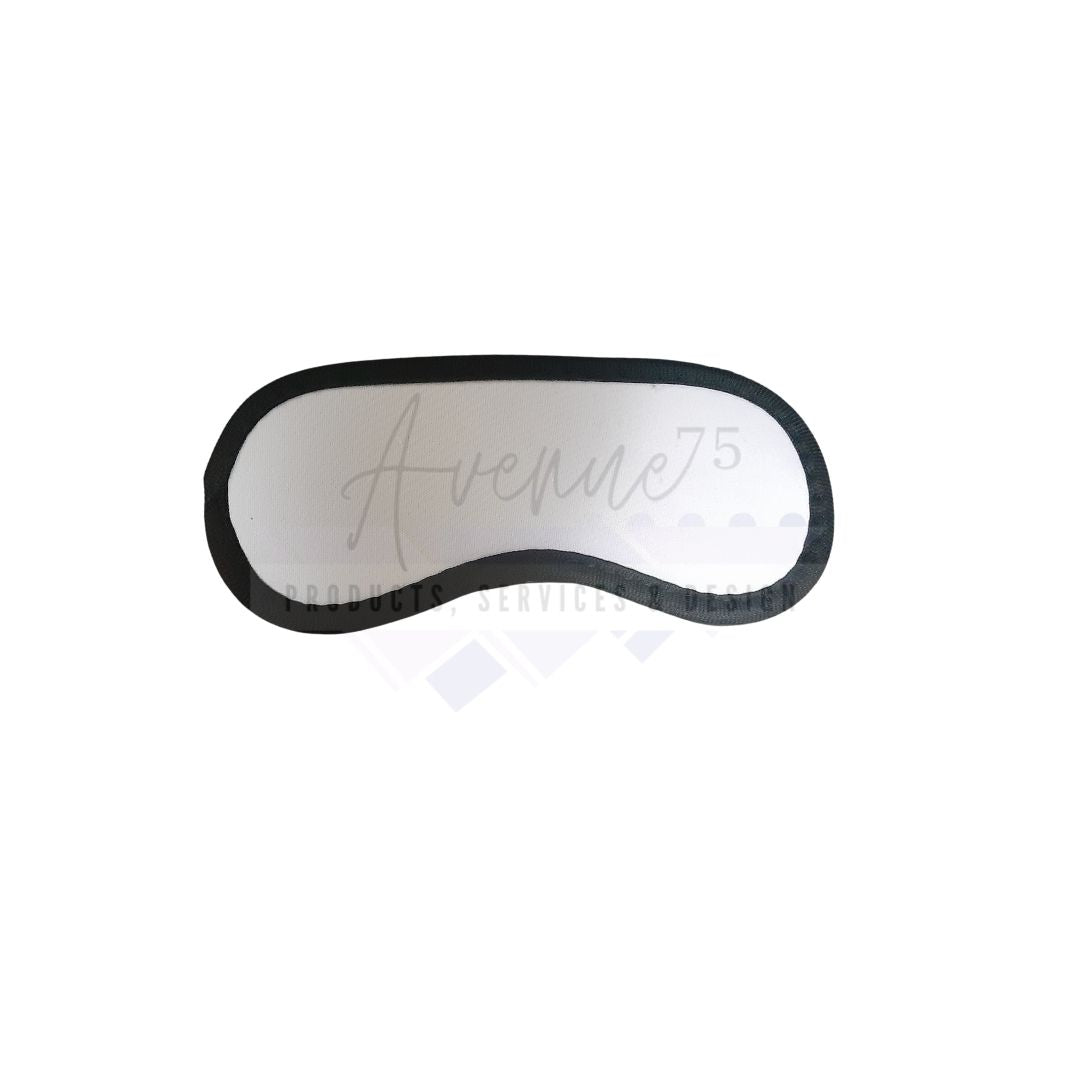 EYE MASK w/black trim | SUBLIMATION BLANKS