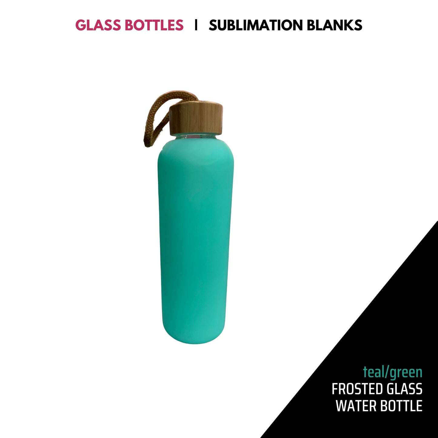 SUBLIMATION frosted GLASS BOTTLES