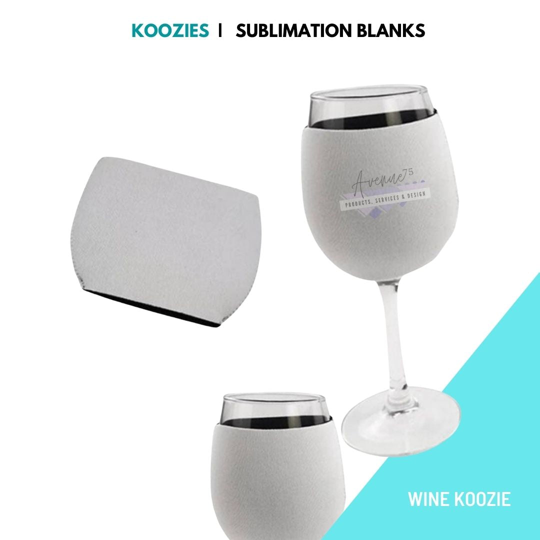 WINE KOOZIE  Sublimation Blanks – Avenue 75 Products, Services