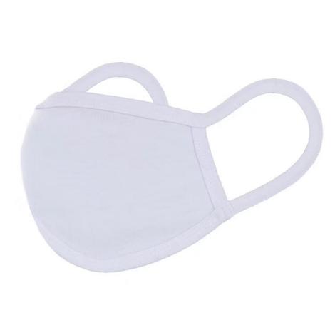 YOUTH MASK | 2 PACK - WHITE Trim Masks | SUBLIMATION BLANKS