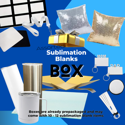 Assorted - Blank Sublimation Box | 10-12 pieces