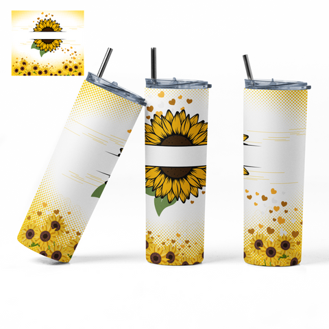 Sunflowers Design - Sublimation Tumbler & Mug Design *BUNDLE - PNG FILE