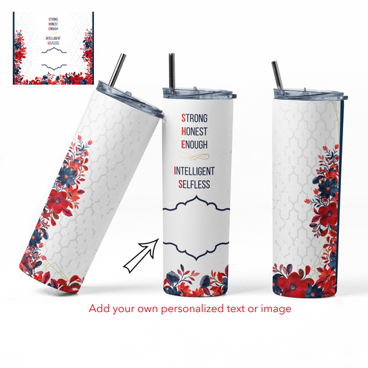 She Is - Sublimation Tumbler & Mug Design *BUNDLE - PNG FILE