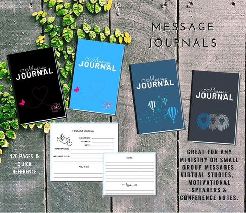 Message Journal  |  4 PACK  |  Assorted Collection