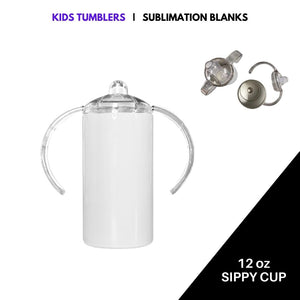 KIDS SIPPY CUP TUMBLER w/ HANDLES
