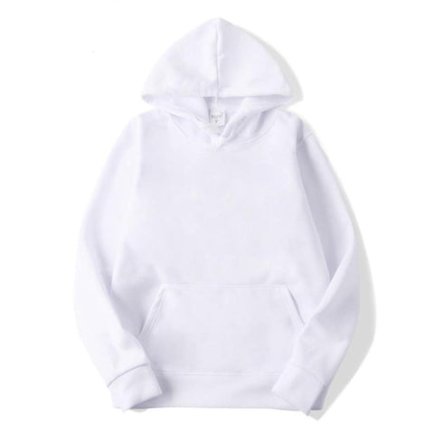 ADULT HOODIE - white  |  SUBLIMATION BLANKS