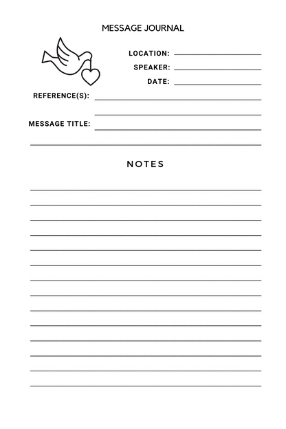 Message Journal  |  4 PACK  |  Assorted Collection
