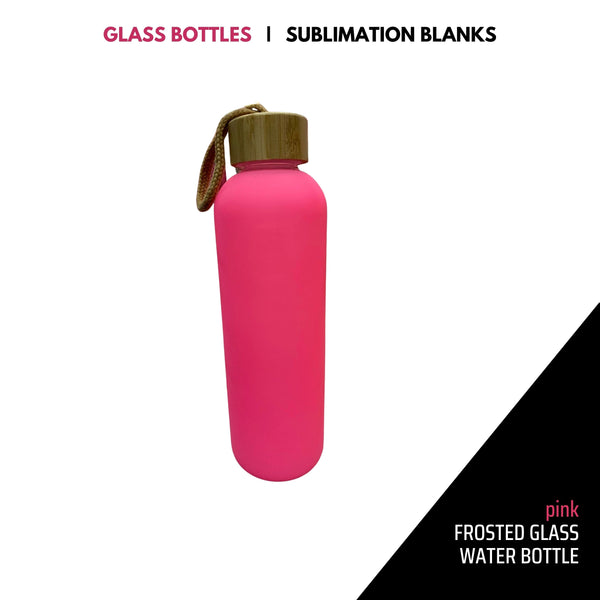 SUBLIMATION frosted GLASS BOTTLES